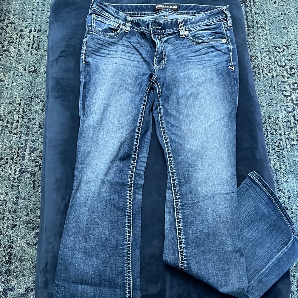 Express boot cut jeans